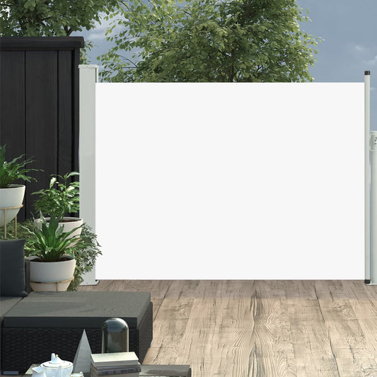 Ausziehbare Seitenmarkise 120x500 cm Creme 137882