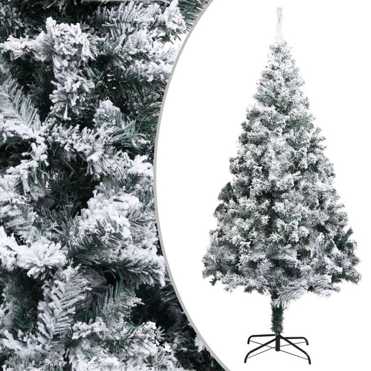 Künstlicher Weihnachtsbaum Beschneit Grün 180 cm PVC 127129