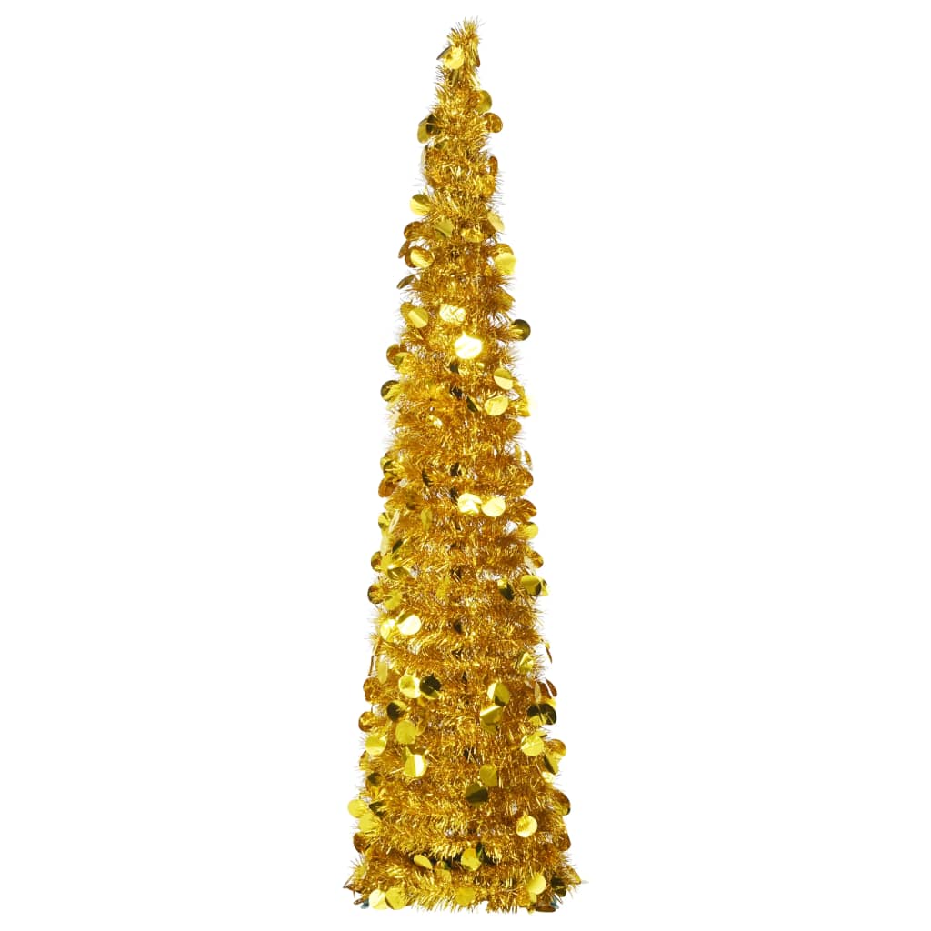 Künstlicher Pop-Up-Weihnachtsbaum Golden 150 cm PET 126383