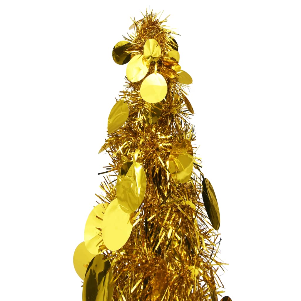 Künstlicher Pop-Up-Weihnachtsbaum Golden 150 cm PET 126383