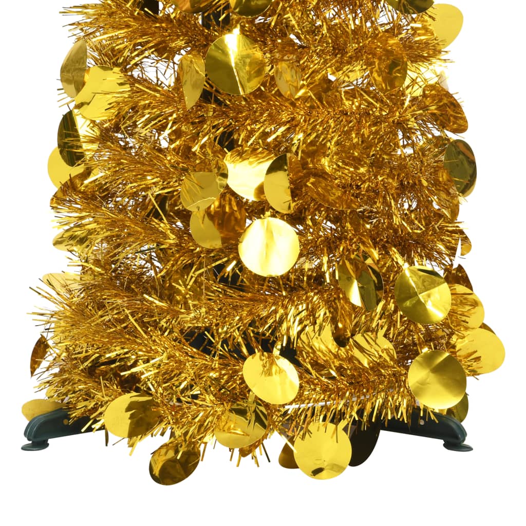 Künstlicher Pop-Up-Weihnachtsbaum Golden 150 cm PET 126383