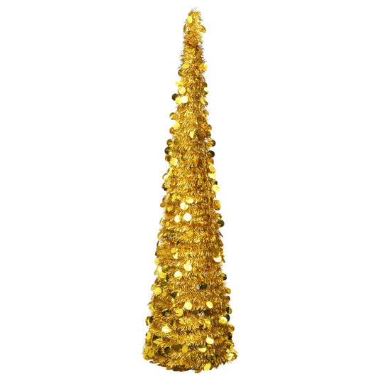 Künstlicher Pop-Up-Weihnachtsbaum Golden 180 cm PET 126247