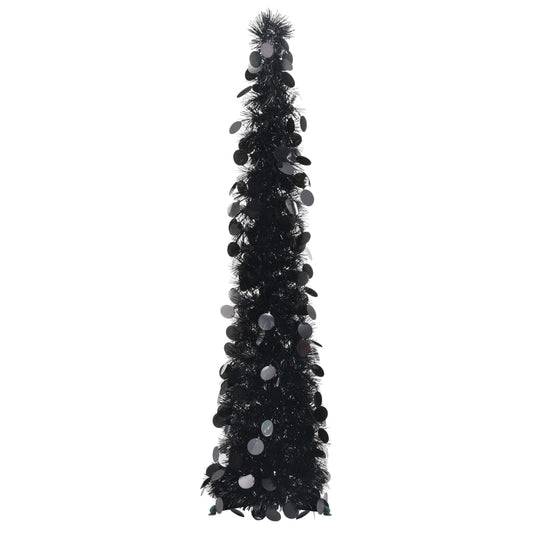 Künstlicher Pop-Up-Weihnachtsbaum Schwarz 120 cm PET 128530