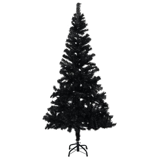 Künstlicher Weihnachtsbaum mit Ständer Schwarz 150 cm PVC 87850