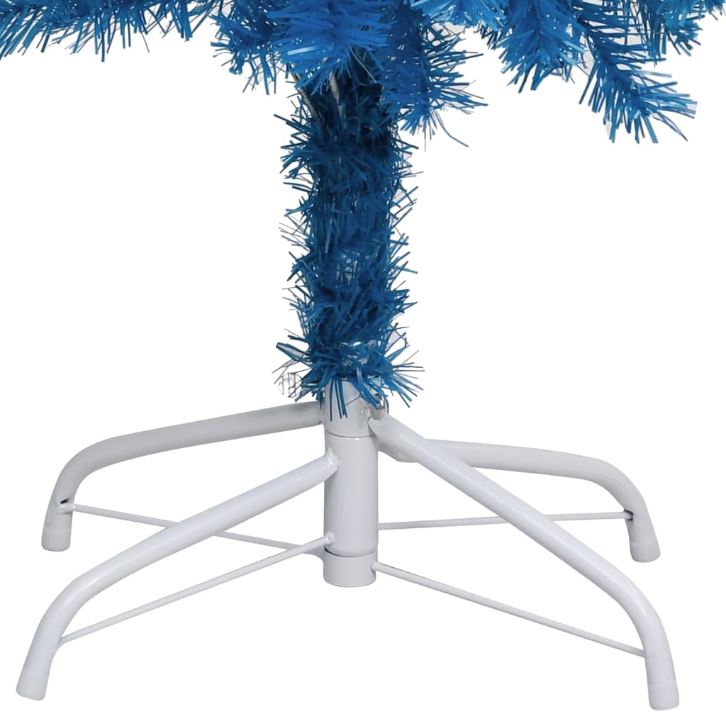 Künstlicher Weihnachtsbaum mit Ständer Blau 180 cm PVC 87793