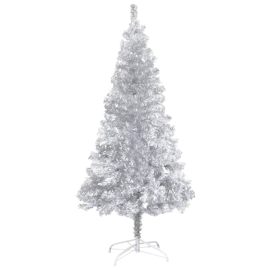 Künstlicher Weihnachtsbaum mit Ständer Silbern 180 cm PET 127689