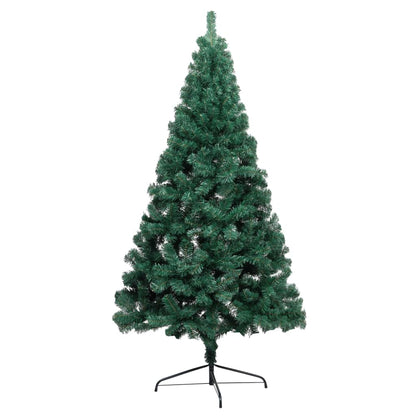 Künstlicher Halber Weihnachtsbaum mit Ständer Grün 150 cm PVC  87232