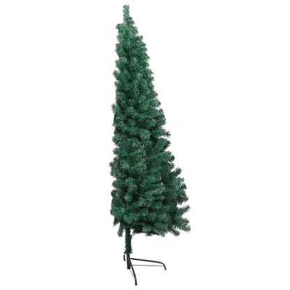 Künstlicher Halber Weihnachtsbaum mit Ständer Grün 150 cm PVC  87232