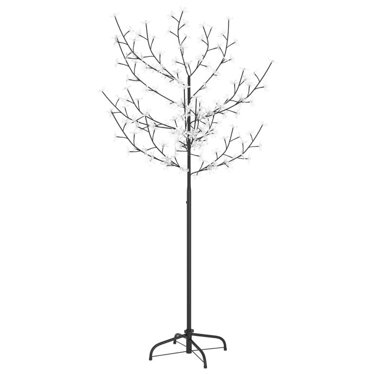 Weihnachtsbaum 120 LEDs Blaues Licht Kirschblüten 150 cm 88559