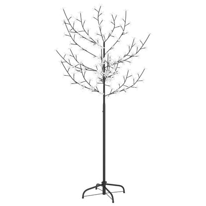 Weihnachtsbaum 120 LEDs Blaues Licht Kirschblüten 150 cm 88559