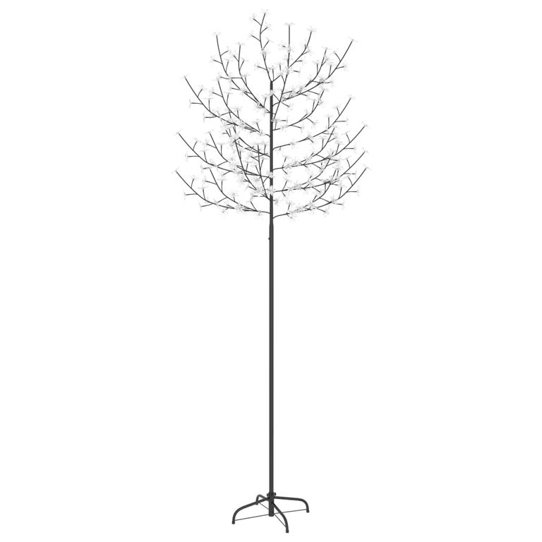 Weihnachtsbaum 220 LEDs Warmweißes Licht Kirschblüten 220 cm 127553