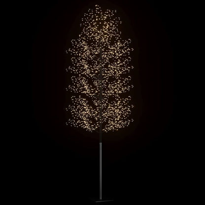 Weihnachtsbaum 2000 LEDs Warmweißes Licht Kirschblüten 500 cm 128443