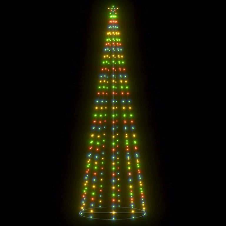 Weihnachtskegelbaum 330 Bunte LEDs Dekoration 100x300 cm 125002