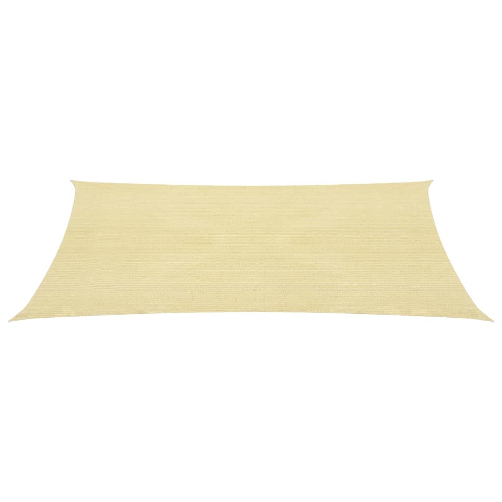 Sonnensegel 160 g/m² Beige 5x5 m HDPE 140361