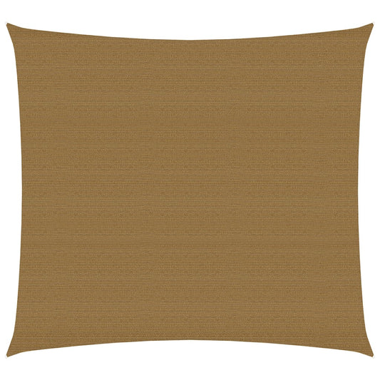 Sonnensegel 160 g/m² Taupe 7x7 m HDPE 124185