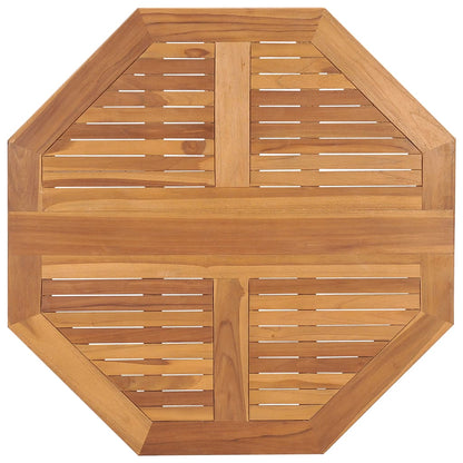 Klappbarer Garten-Esstisch 90x90x75 cm Massivholz Teak 110228