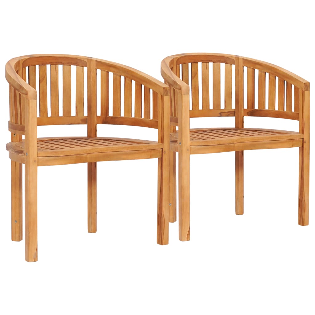 4-tlg. Garten-Lounge-Set Massivholz Teak 120376