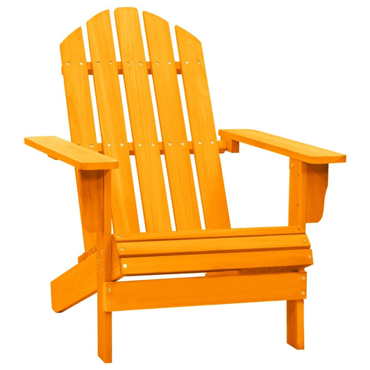 Adirondack-Gartenstuhl Massivholz Tanne Orange 107490