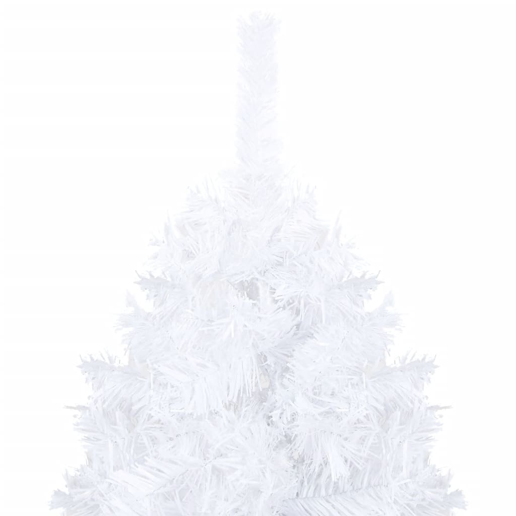 Künstlicher Weihnachtsbaum mit Dicken Zweigen Weiß 120 cm PVC 127485