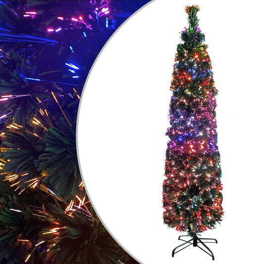 Künstlicher Weihnachtsbaum Schlank mit Ständer 120 cm Glasfaser 126403