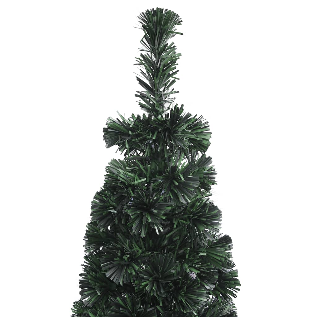 Künstlicher Weihnachtsbaum Schlank mit Ständer 180 cm Glasfaser 126592