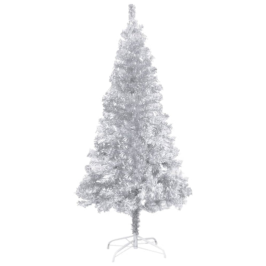 Künstlicher Weihnachtsbaum mit Ständer Silbern 240 cm PET 126441