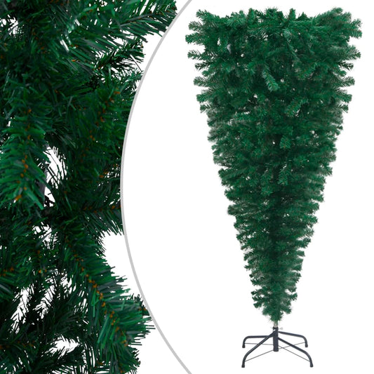 Künstlicher Weihnachtsbaum mit Ständer Umgekehrt Grün 120 cm 130232