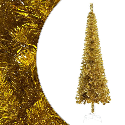 Schlanker Weihnachtsbaum Golden 120 cm  88426