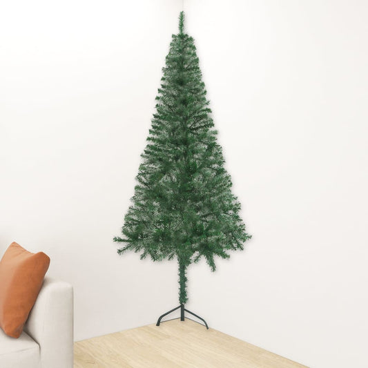 Künstlicher Eck-Weihnachtsbaum Grün 120 cm PVC  87150