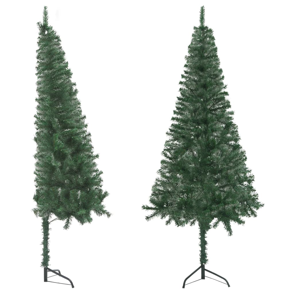 Künstlicher Eck-Weihnachtsbaum Grün 180 cm PVC 126072