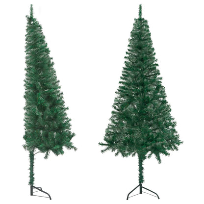 Künstlicher Eck-Weihnachtsbaum Grün 180 cm PVC 126072