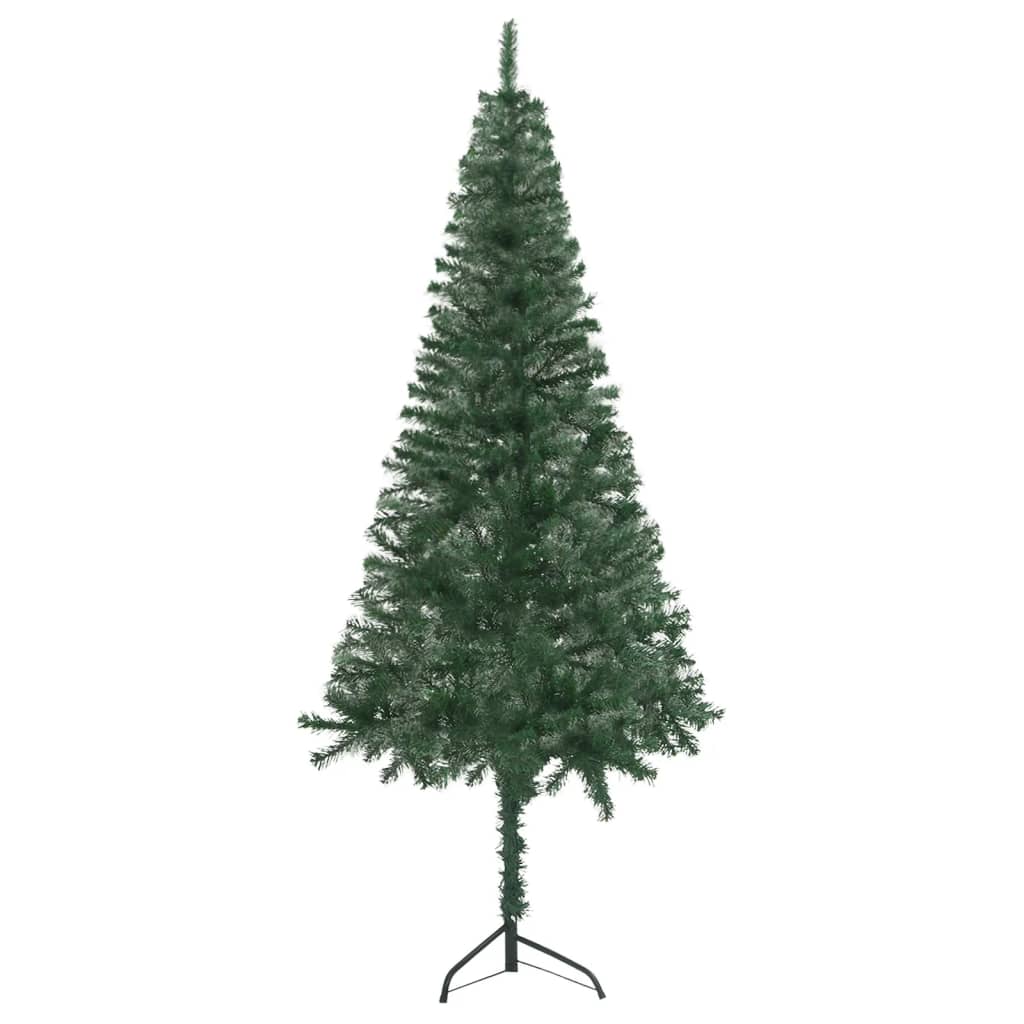 Künstlicher Eck-Weihnachtsbaum Grün 180 cm PVC 126072