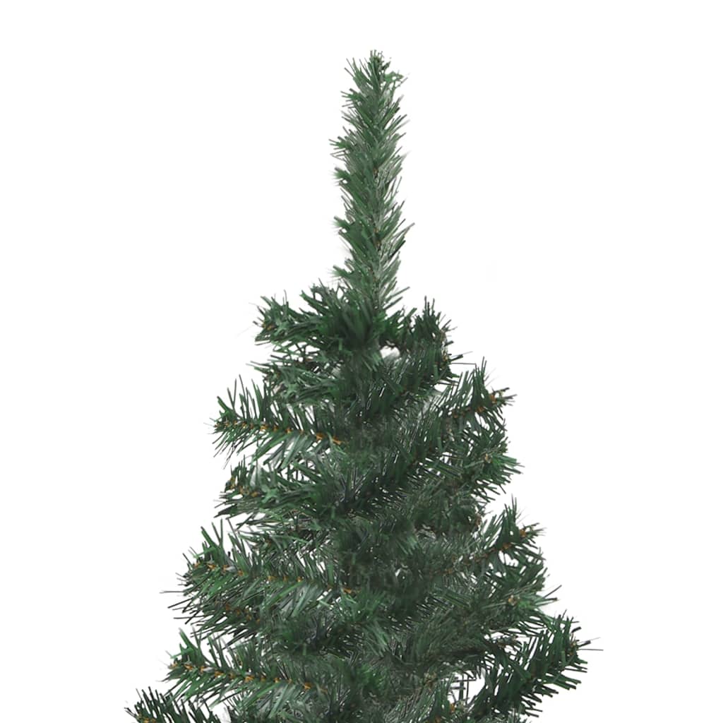 Künstlicher Eck-Weihnachtsbaum Grün 180 cm PVC 126072