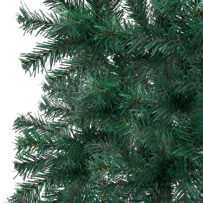 Künstlicher Eck-Weihnachtsbaum Grün 180 cm PVC 126072