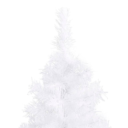 Künstlicher Eck-Weihnachtsbaum Weiß 180 cm PVC 126573