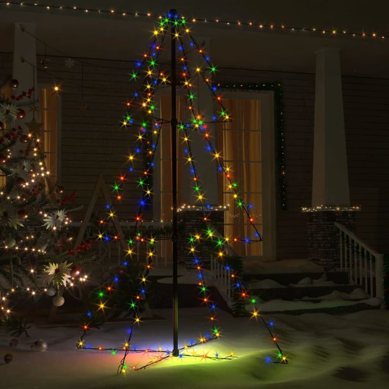 Weihnachtskegelbaum 200 LEDs Indoor Outdoor 98x150 cm 125678