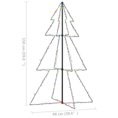 Weihnachtskegelbaum 200 LEDs Indoor Outdoor 98x150 cm 125678