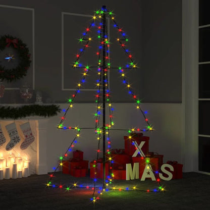 Weihnachtskegelbaum 200 LEDs Indoor Outdoor 98x150 cm 125678