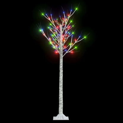 Weihnachtsbaum 140 LEDs 1,5 m Mehrfarbig Weide Indoor Outdoor 127917