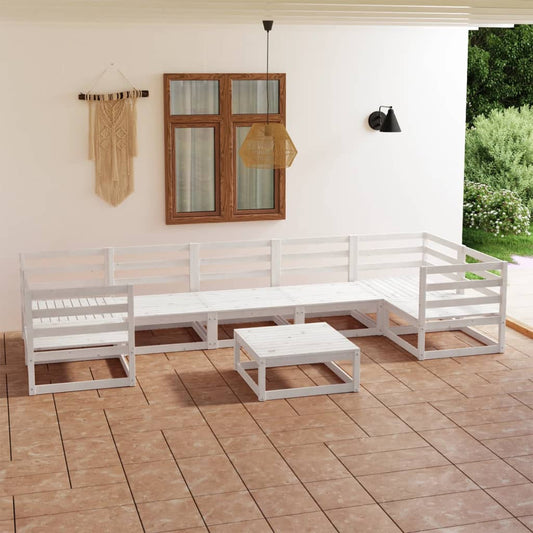 8-tlg. Garten-Lounge-Set Kiefer Massivholz 101584