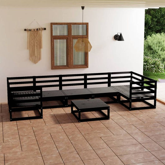 8-tlg. Garten-Lounge-Set Massivholz Kiefer  97652