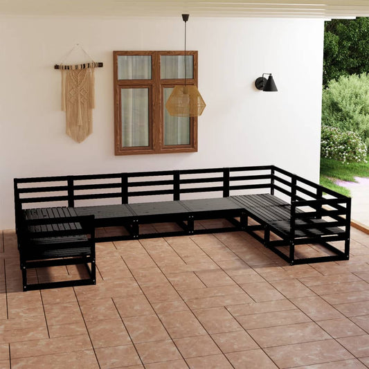 9-tlg. Garten-Lounge-Set Massivholz Kiefer  114200