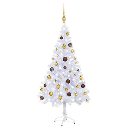 Künstlicher Weihnachtsbaum mit LEDs & Schmuck 120 cm 230 Zweige 87653