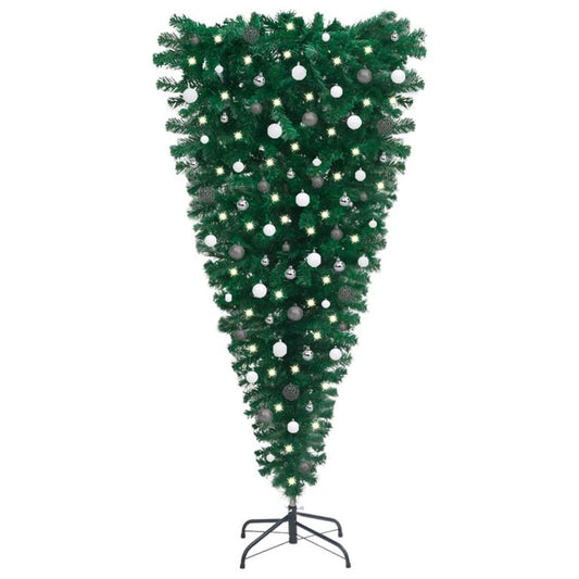 Künstlicher Weihnachtsbaum Umgekehrt LEDs & Kugeln 180 cm    128957