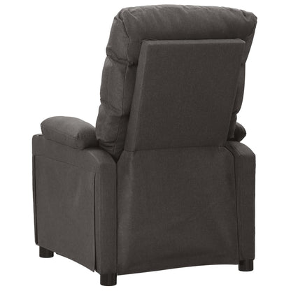 Massagesessel Dunkelgrau Stoff 89904