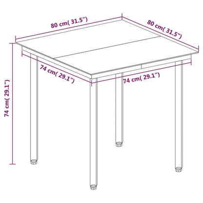 3-tlg. Garten-Essgruppe mit Auflagen Poly Rattan und Glas 120859