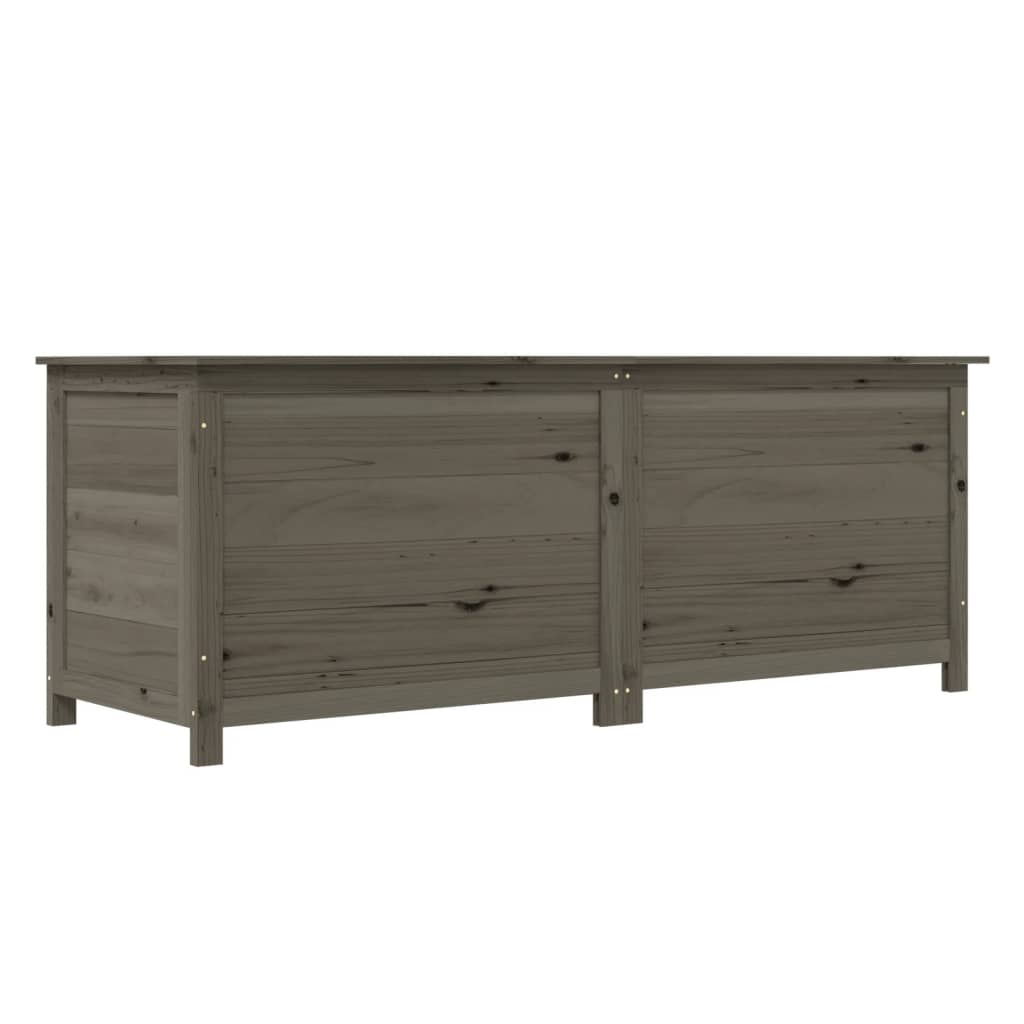 Outdoor-Kissenbox Anthrazit 150x50x56 cm Massivholz Tanne 120261