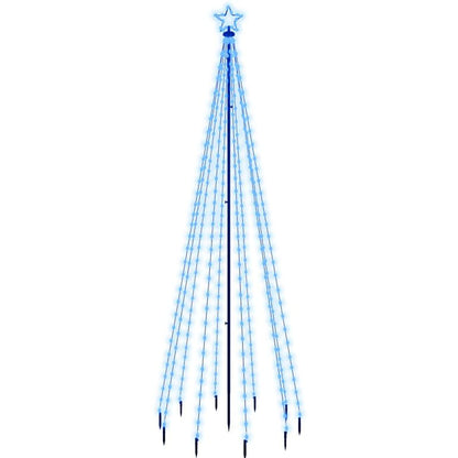 LED-Weihnachtsbaum mit Erdnägeln Blau 310 LEDs 300 cm 128346