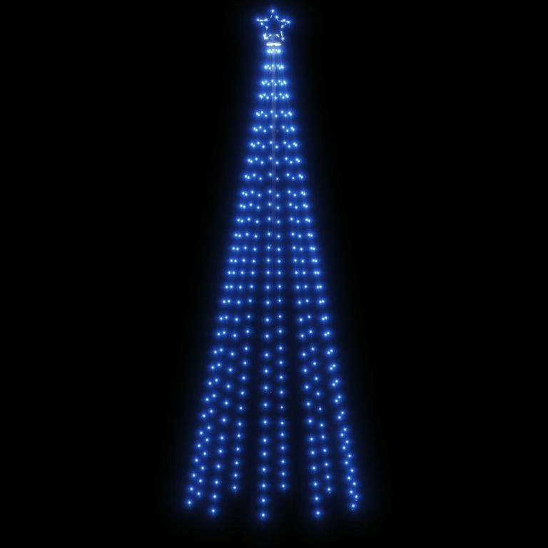 LED-Weihnachtsbaum mit Erdnägeln Blau 310 LEDs 300 cm 128346