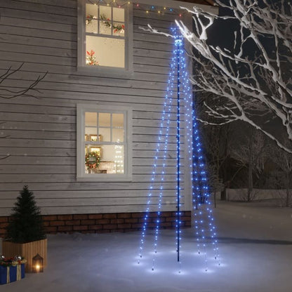 LED-Weihnachtsbaum mit Erdnägeln Blau 310 LEDs 300 cm 128346